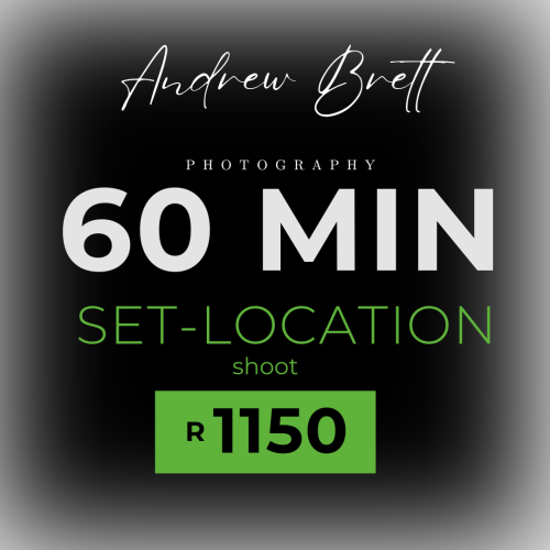 On-Location, 60 min shoot - Durban Botanic Gardens or Beach