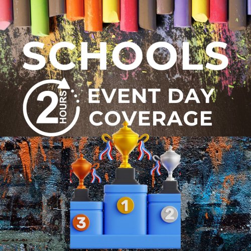 Event Day Coverage - 2 hrs